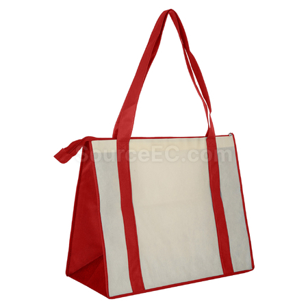 Customization Non Woven Large Zipped Shopping Bag Promotional Products