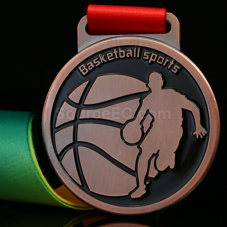 Customization Basketball Metal Medal Promotional Products