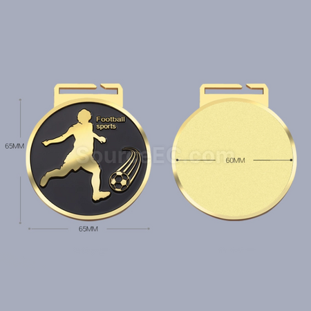 Customization Football Metal Medal Promotional Products