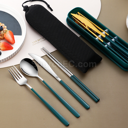 Customization Stainless Steel Portable Tableware Promotional Products