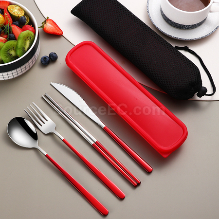 Customization Stainless Steel Portable Tableware Promotional Products