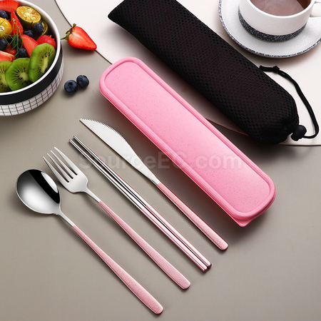 Customization Stainless Steel Portable Tableware Promotional Products