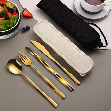 Customization Stainless Steel Portable Tableware Promotional Products