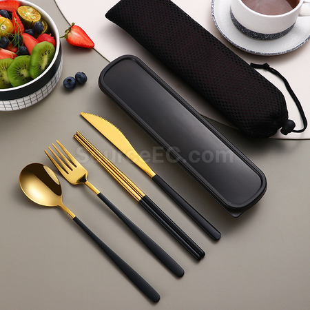 Customization Stainless Steel Portable Tableware Promotional Products
