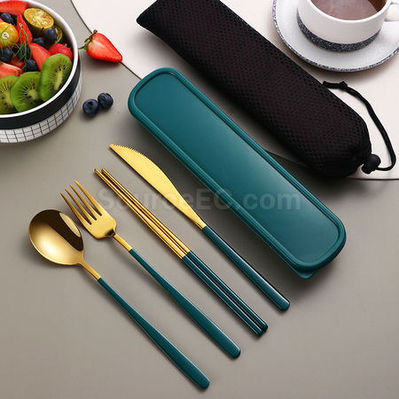 Customization Stainless Steel Portable Tableware Promotional Products