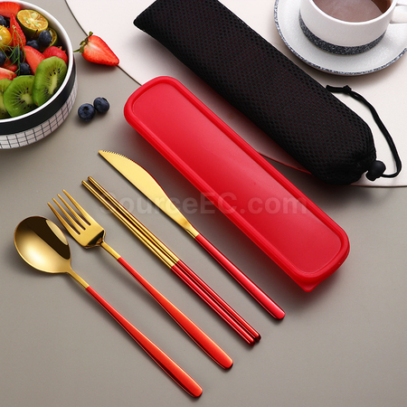 Customization Stainless Steel Portable Tableware Promotional Products