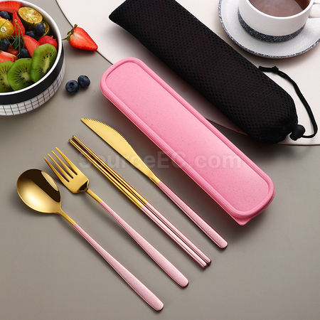 Customization Stainless Steel Portable Tableware Promotional Products
