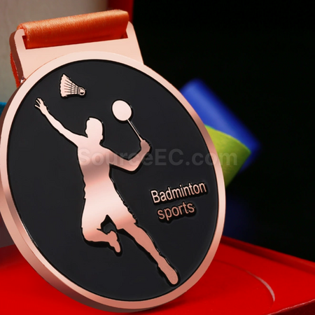 Customization Badminton Metal Medal Promotional Products