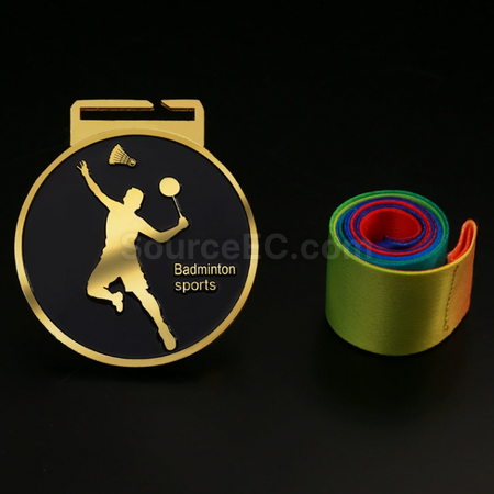 Customization Badminton Metal Medal Promotional Products