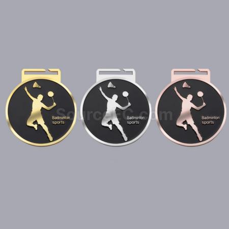 Customization Badminton Metal Medal Promotional Products