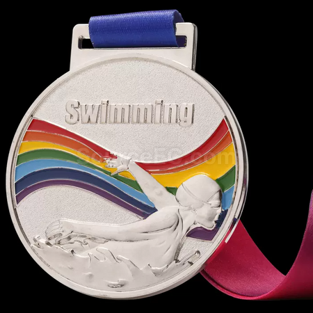 Customization Swimming Metal Medal Promotional Products