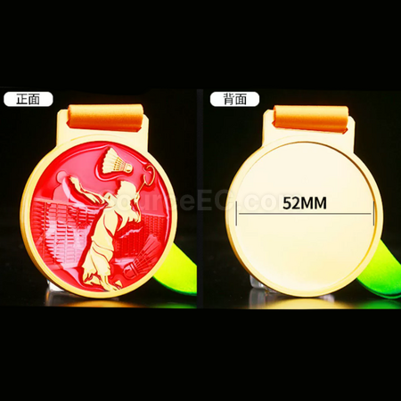 Customization Badminton Metal Medal Promotional Products