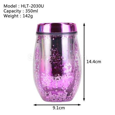 Customization Egg Shaped Double Layer Cup Promotional Products