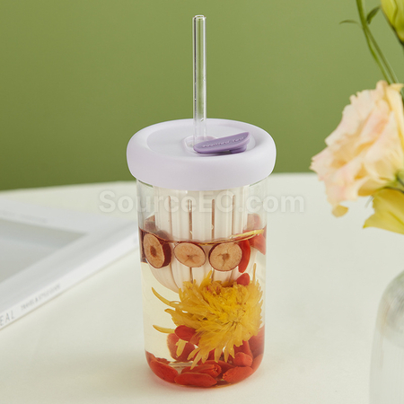 Customization Straw Glass Cup Promotional Products