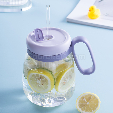 Customization Straw Glass Cup Promotional Products