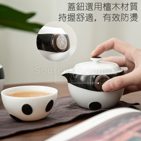 Customization Panda Tea Cup Set Promotional Products