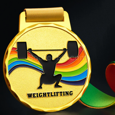 Customization Weightlifting Metal Medal Promotional Products
