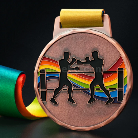 Customization Boxing Metal Medal Promotional Products