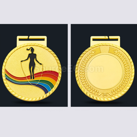 Customization Rope Skipping Metal Medal Promotional Products