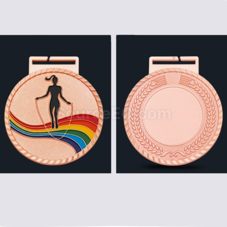 Customization Rope Skipping Metal Medal Promotional Products