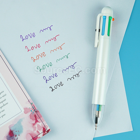 Customization Six Color Advertising Pen Promotional Products