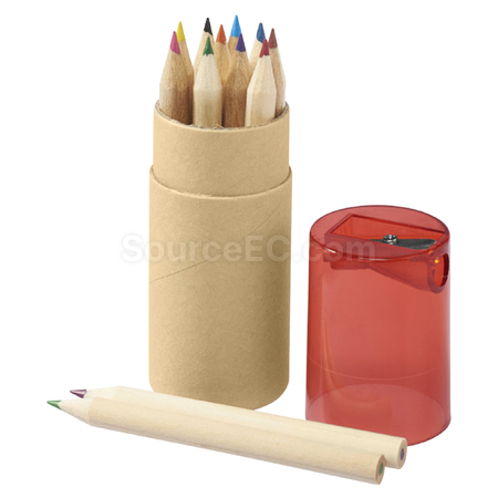 Customization 2 in 1 Colour Pencil Tube Promotional Products