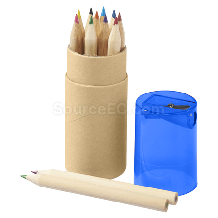 Customization 2 in 1 Colour Pencil Tube Promotional Products