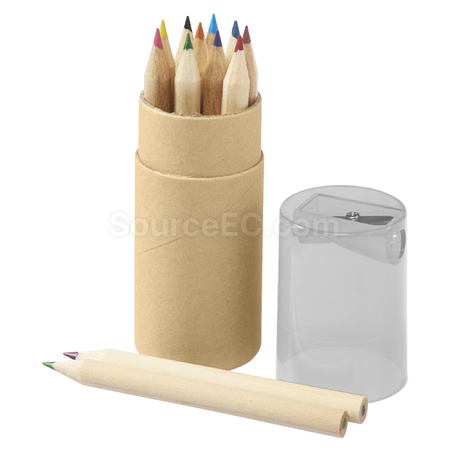 Customization 2 in 1 Colour Pencil Tube Promotional Products