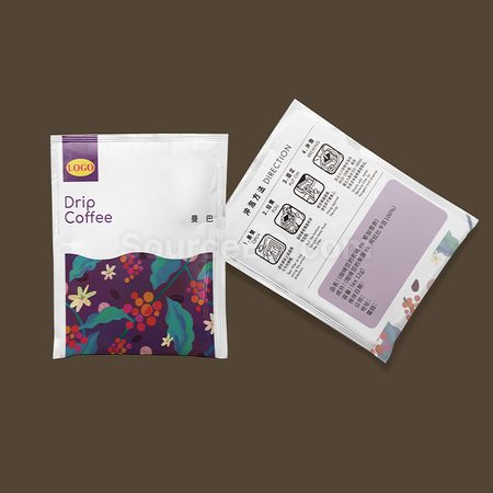Customization Customized Drip Coffee- Purple Promotional Products