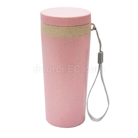 Customization 420ml Wheat Straw Cup Promotional Products