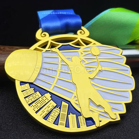 Customization Badminton Metal Medal Promotional Products