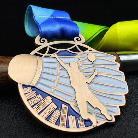 Customization Badminton Metal Medal Promotional Products