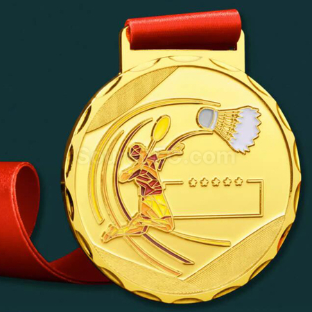 Customization Badminton Metal Medal Promotional Products