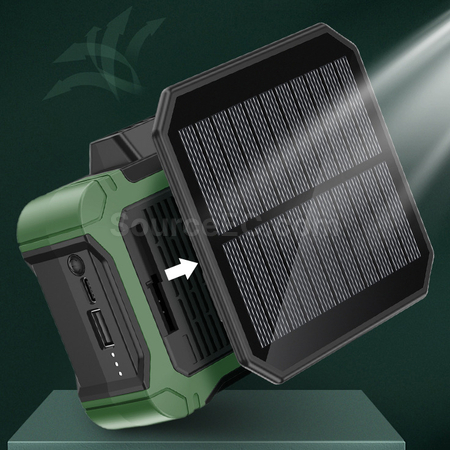 Customization Solar Energy Portable Waist Fan Promotional Products