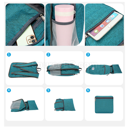 Customization Foldable Canvas Backpack Promotional Products