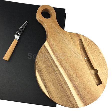 Customization Bernado Cheeseboard with Knife Set Promotional Products