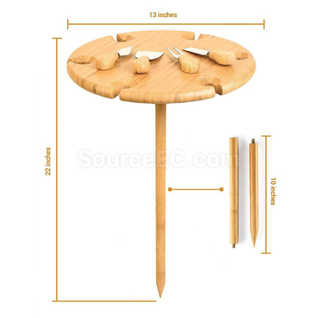 Customization Bamzuki Outdoor Party Table Promotional Products