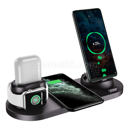 Customization Six In One Wireless Charging Promotional Products