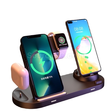 Customization Six In One Wireless Charging Promotional Products