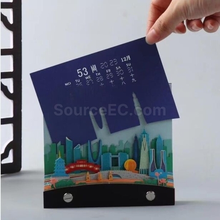 Customization Customized Paper Carving Calendar Promotional Products