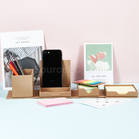 Customization Desk Organiser Sticky Note Memo Holder Promotional Products