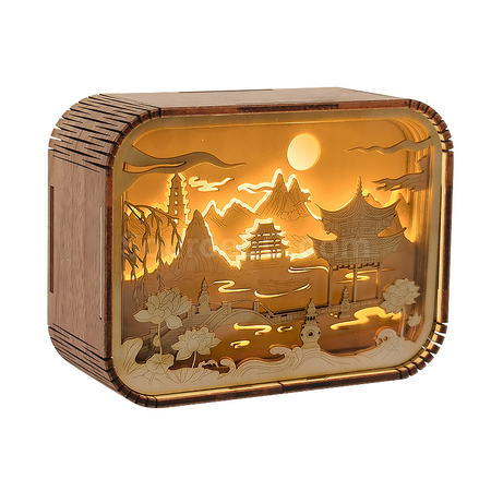 Customization Wood Carving Lamp Promotional Products