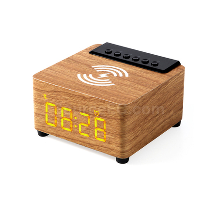 Customization Wooden Wireless Charging Bluetooth Speaker Promotional Products