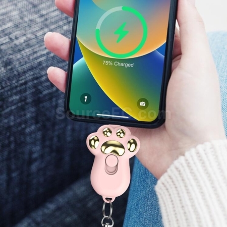 Customization Wireless Retractable Plug Keychain Mini Power Bank Promotional Products