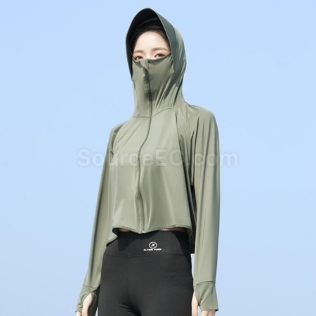 Customization UV Protection Hooded Ultra-Thin Sun Protection Clothing Promotional Products