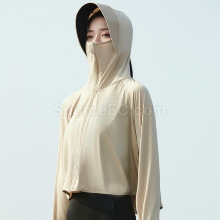 Customization UV Protection Hooded Ultra-Thin Sun Protection Clothing Promotional Products