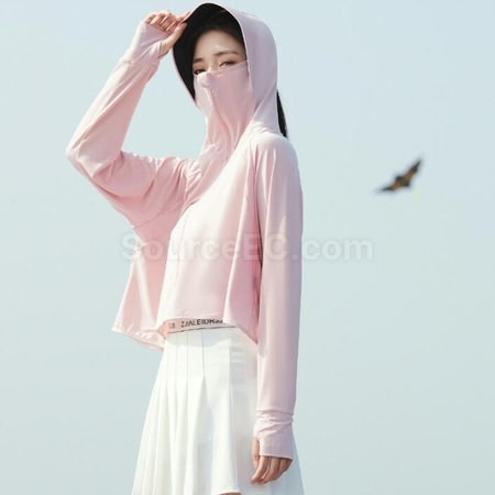 Customization UV Protection Hooded Ultra-Thin Sun Protection Clothing Promotional Products