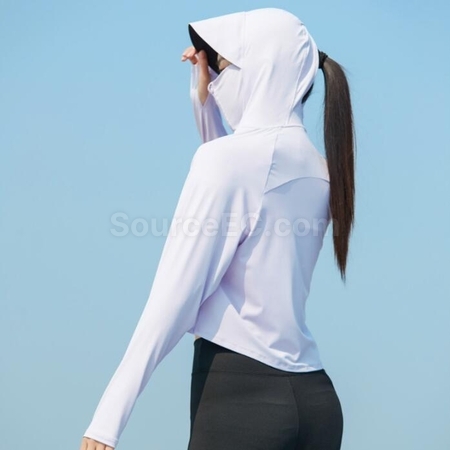Customization UV Protection Hooded Ultra-Thin Sun Protection Clothing Promotional Products