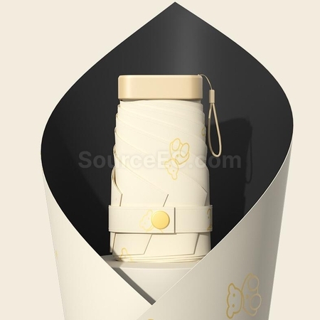 Customization Card Mini Portable Flat Eye Umbrella Promotional Products