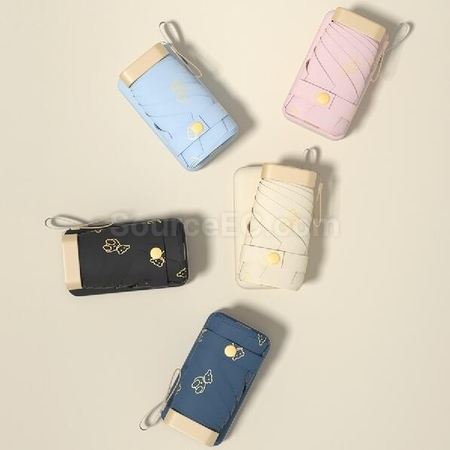 Customization Card Mini Portable Flat Eye Umbrella Promotional Products